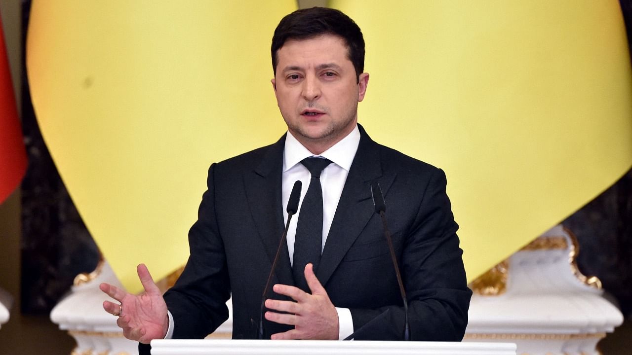 Ukraine President Volodymyr Zelensky. Credit: AFP Photo