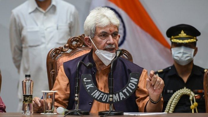 J&K Lieutenant Governor Manoj Sinha. Credit: PTI File Photo