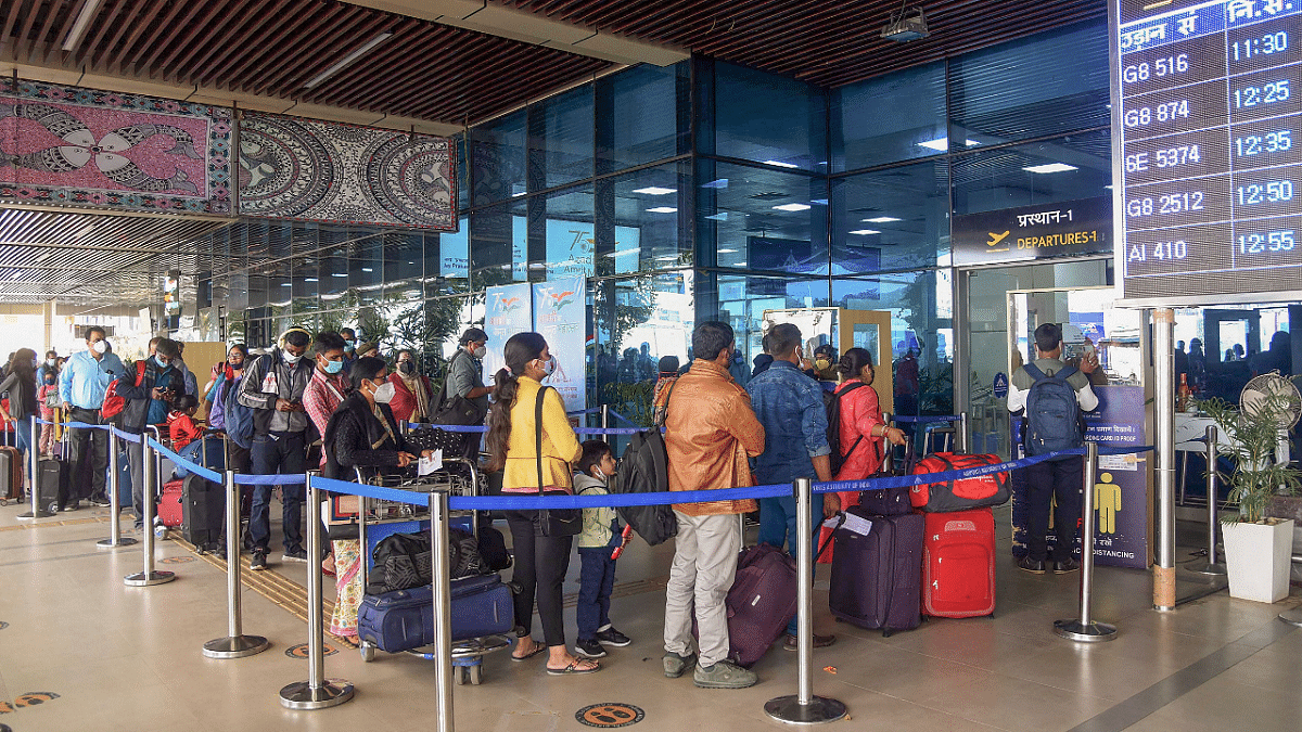 The flight was at 12.50 pm, but he reached the airline counter at the Kempegowda International Airport (KIA) at 9.45 am. Credit: DH Photo