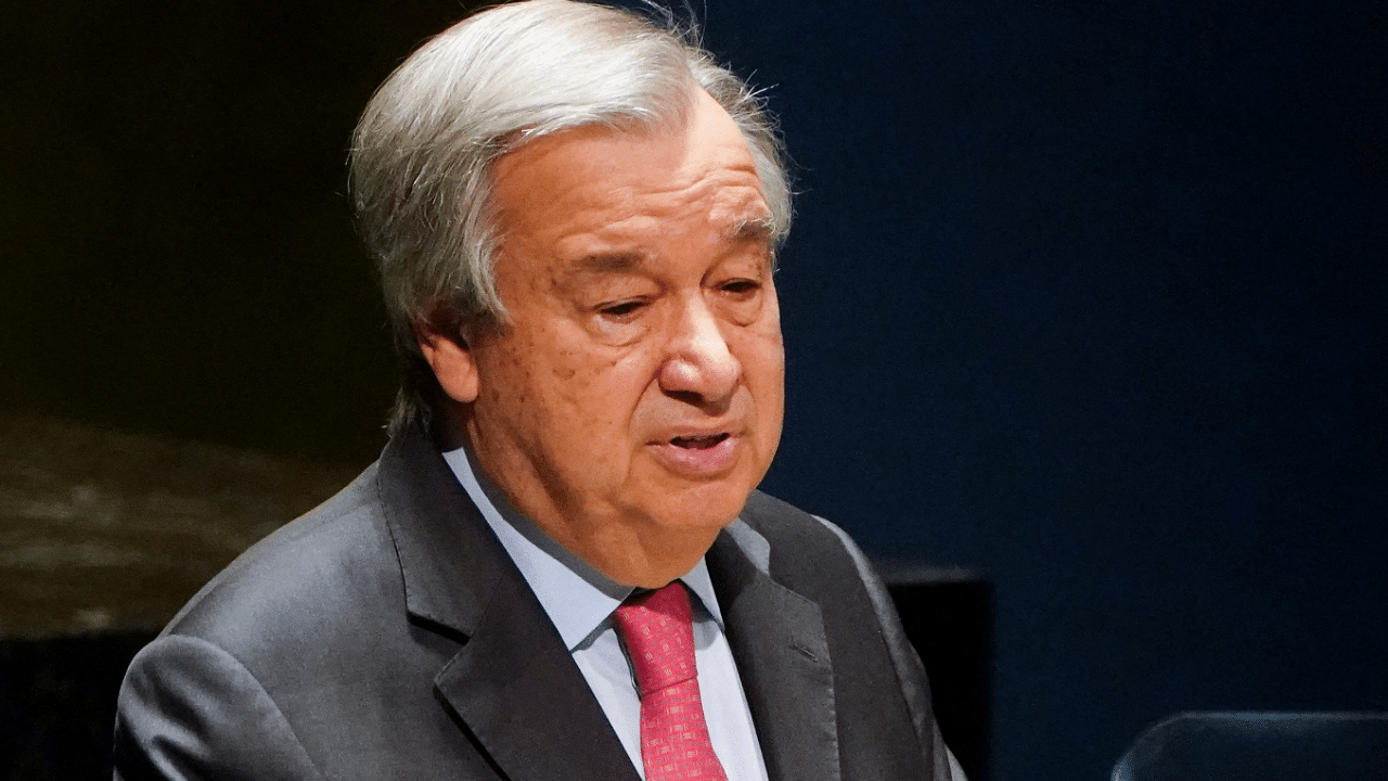 United Nations Secretary General Antonio Guterres. Credit: Reuters Photo