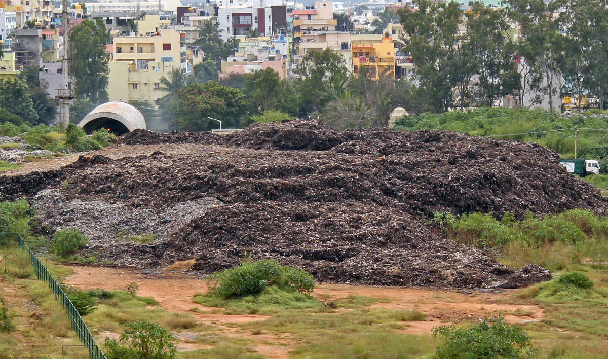Nauseatingly yours: Despite several protests, the Karnataka Compost Development Corporation (KCDC) plant in Somasundarapalya continues its smelly business.
