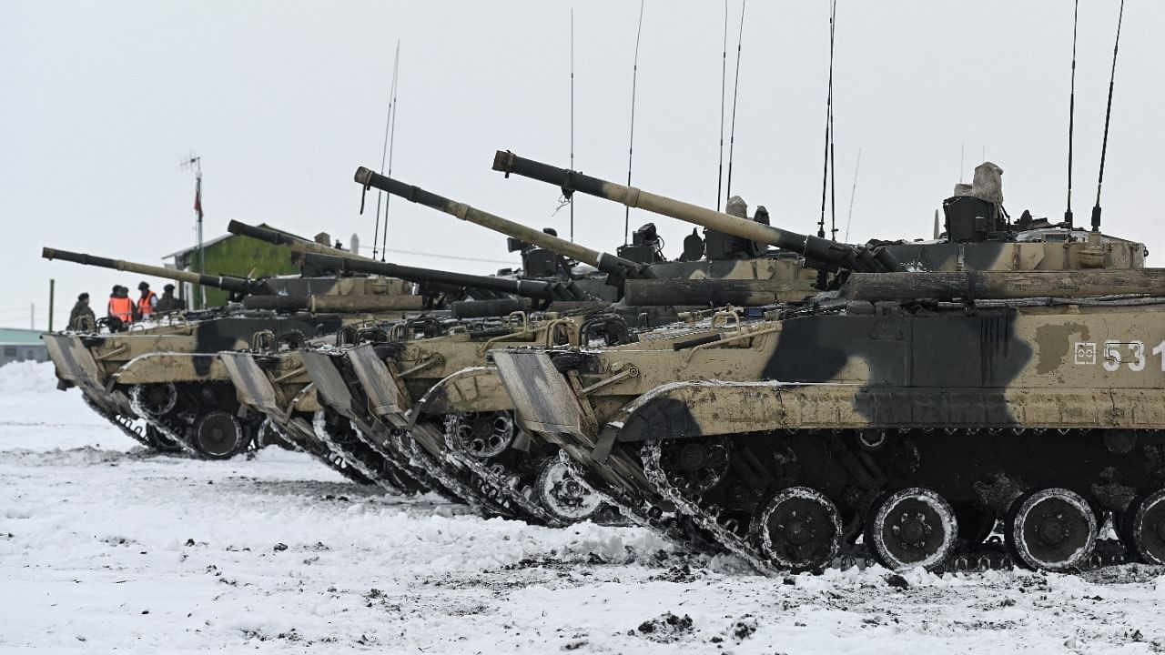 Russian troops are mounting a full-scale attack on Ukraine from multiple directions. Credit: Reuters Photo