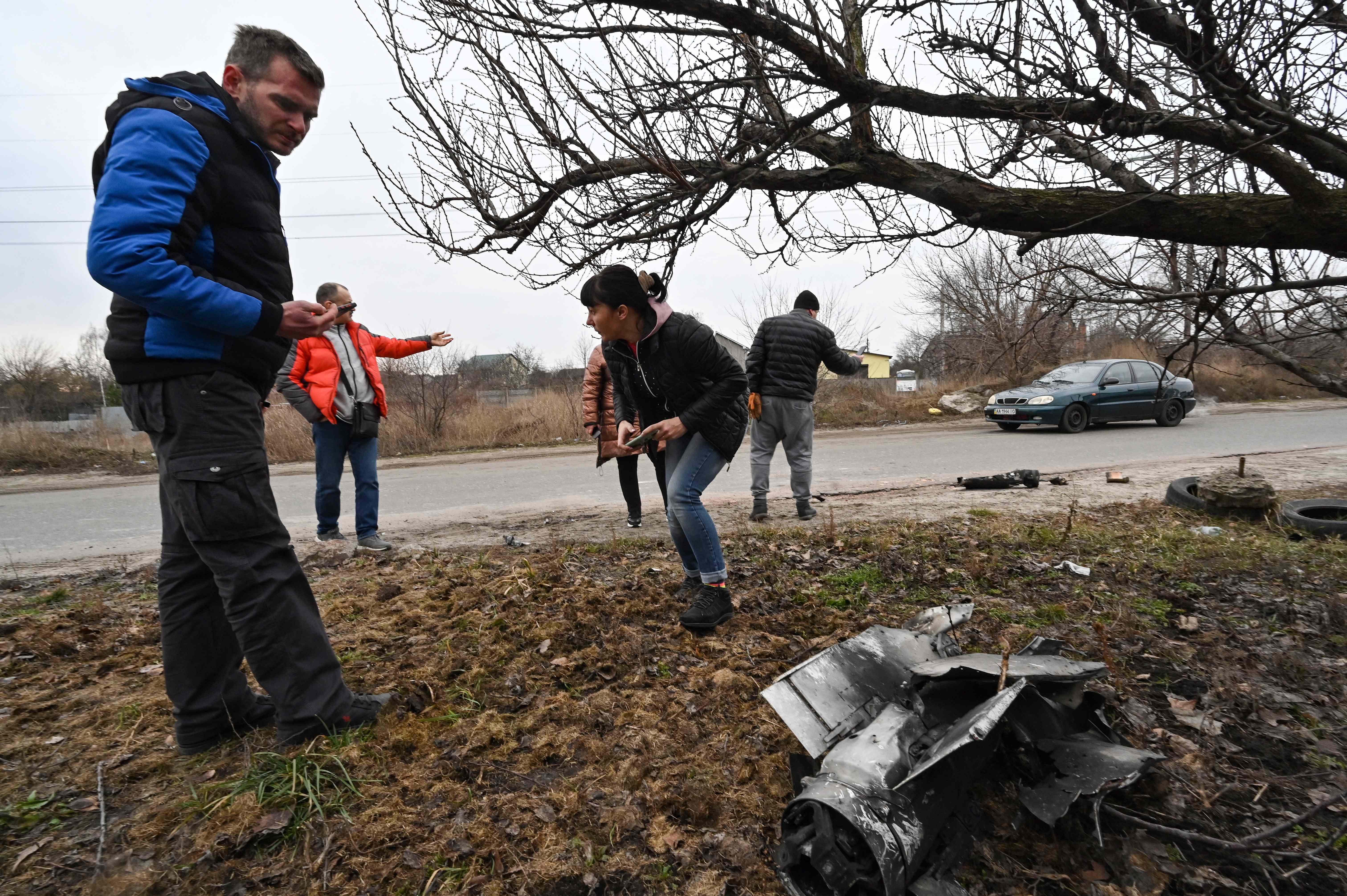 - Invading Russian forces pressed deep into Ukraine as deadly battles reached the outskirts of Kyiv, with explosions heard in the capital early Friday. Credit: AFP Photo