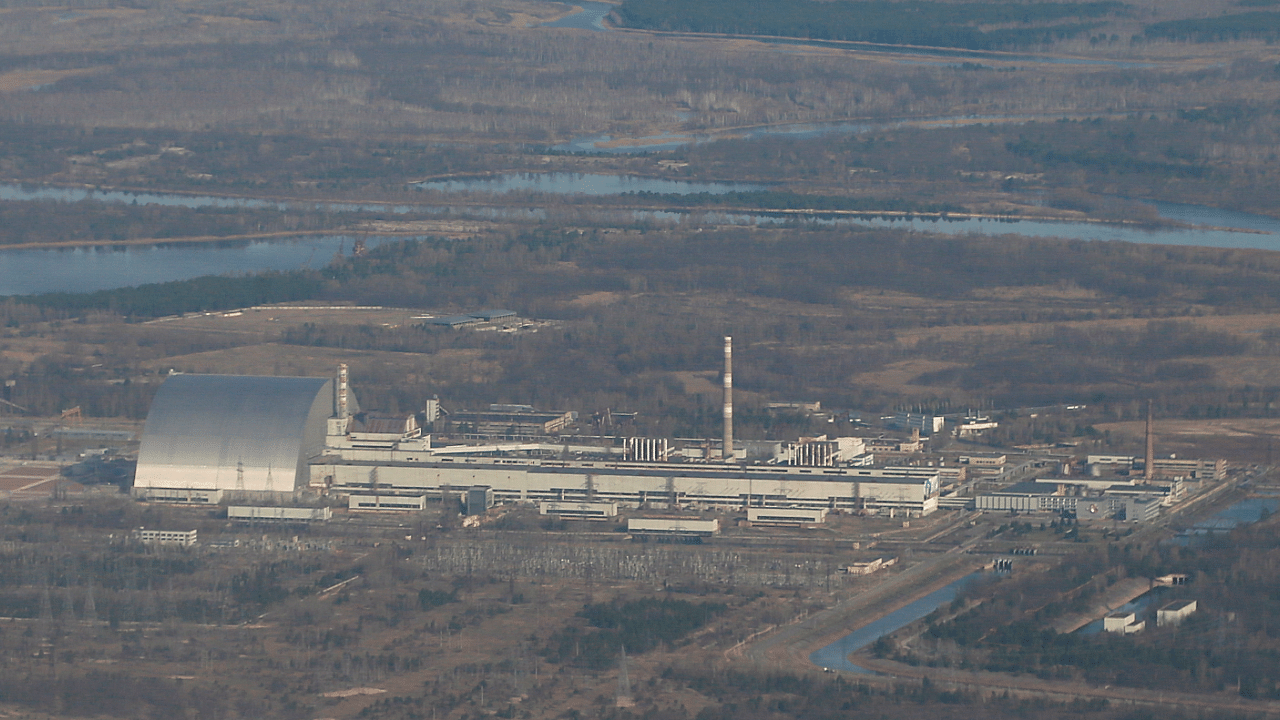 A view shows the Chernobyl Nuclear Power Plant during a tour to the Chernobyl zone. Credit: Reuters Photo