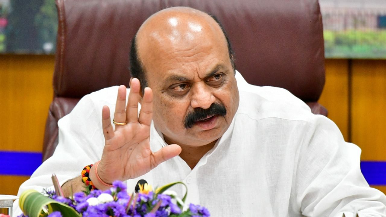 Karnataka Chief Minister Basavaraj Bommai. Credit: DH Photo