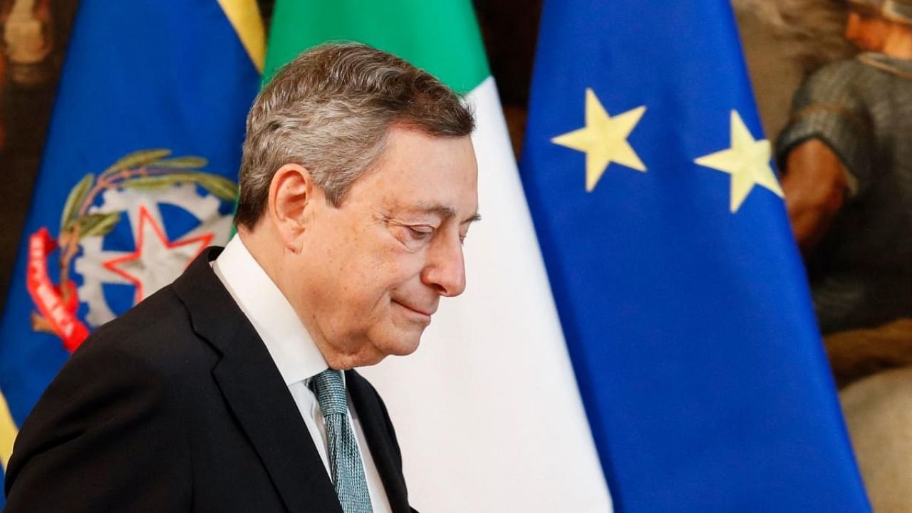 Italian Prime Minister Mario Draghi. Credit: Reuters file photo