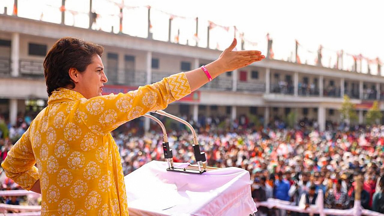 Priyanka Gandhi. Credit: PTI photo