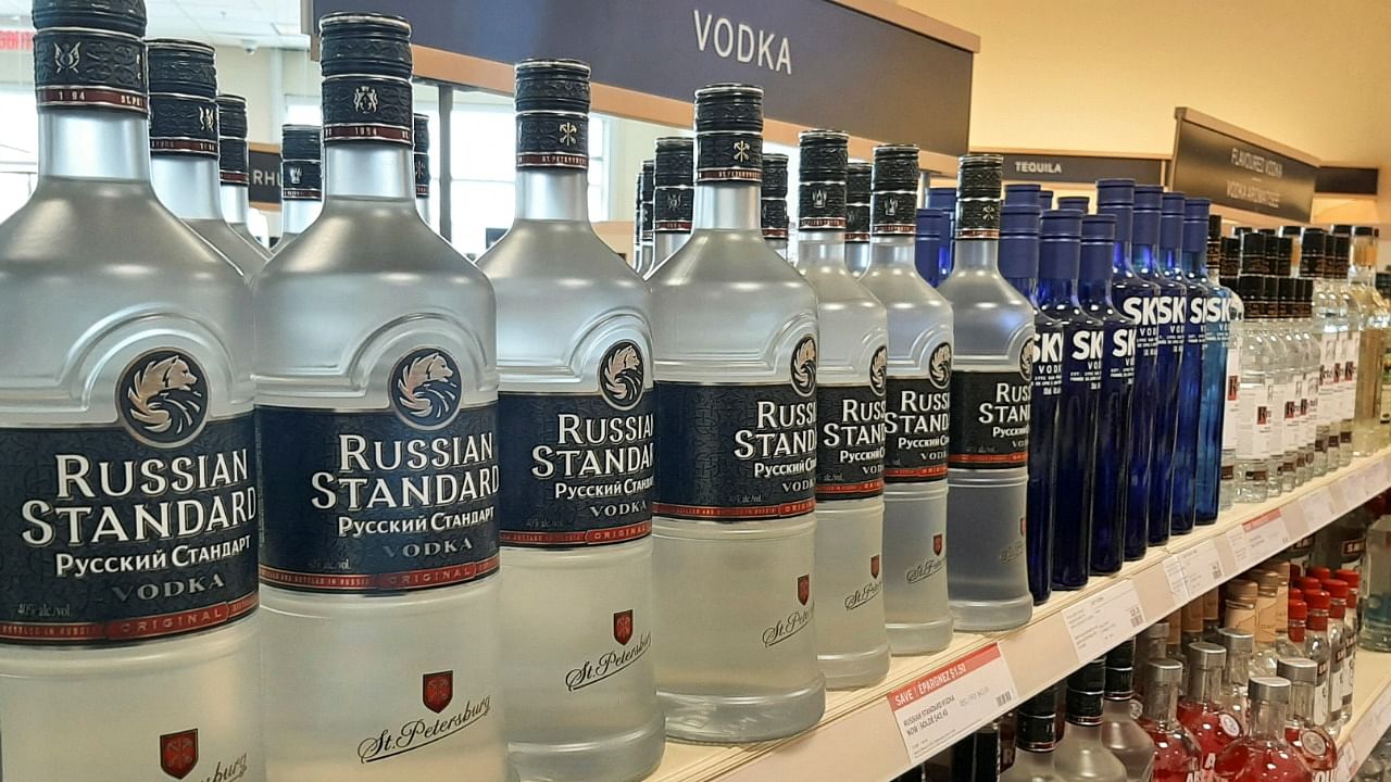 In Canada, the Liquor Control Board of Ontario on Friday announced that “all products produced in Russia will be removed from LCBO channels,'' including 679 of its stores across the province. Credit: Reuters File Photo