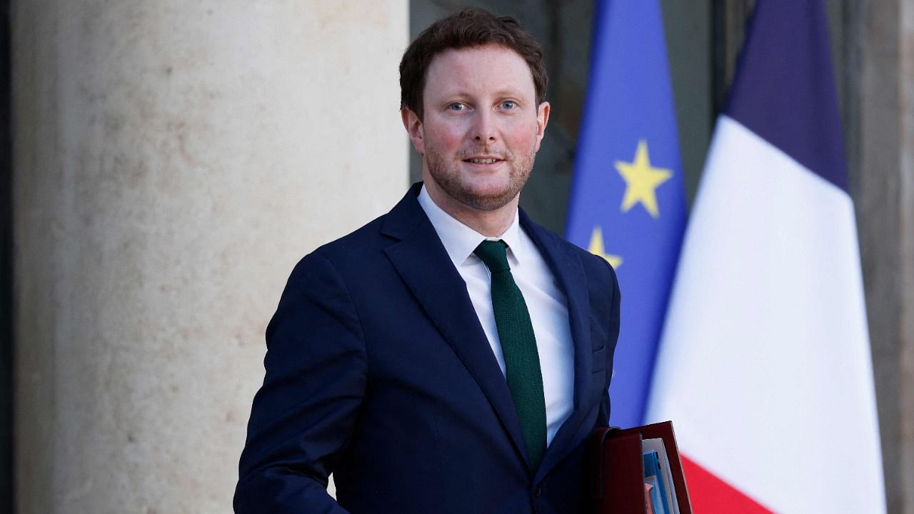 Secretary of State for European affairs in the French government Clement Beaune. Credit: AFP Photo