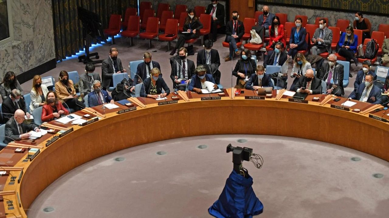 United Nations Security Council. Credit: AFP Photo
