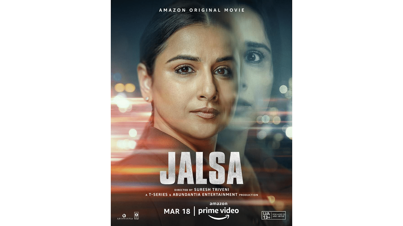 The official poster of  'Jalsa'. Credit: PR Handout