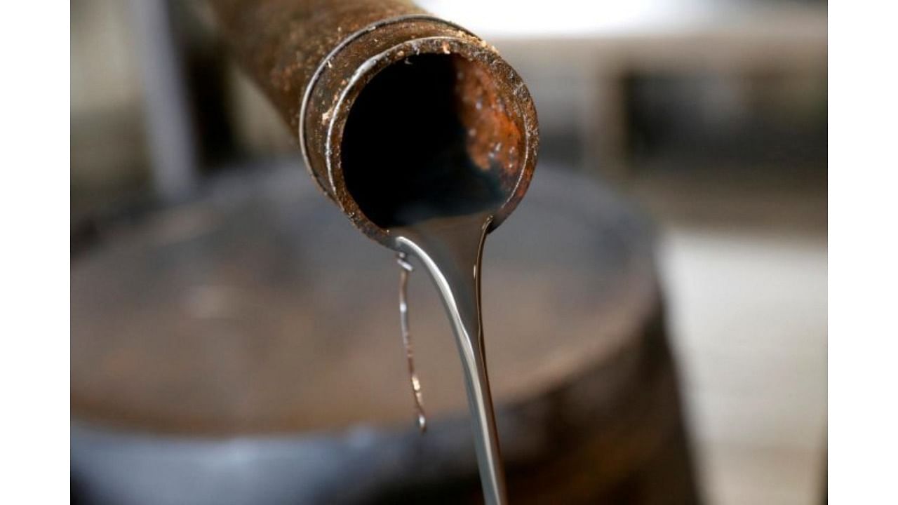Brent crude rose $2.32, or 2.4 per cent, to $100.25 by 1436 GMT after touching a high of $105.07 a barrel in early trade. Credit: Reuters Photo