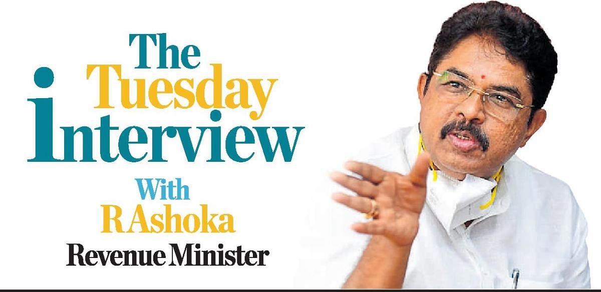 Ashoka talks to Bharath Joshi on some policy reforms, the upcoming Bengaluru civic polls, and the 2023 Assembly showdown. Credit: DH Illustration