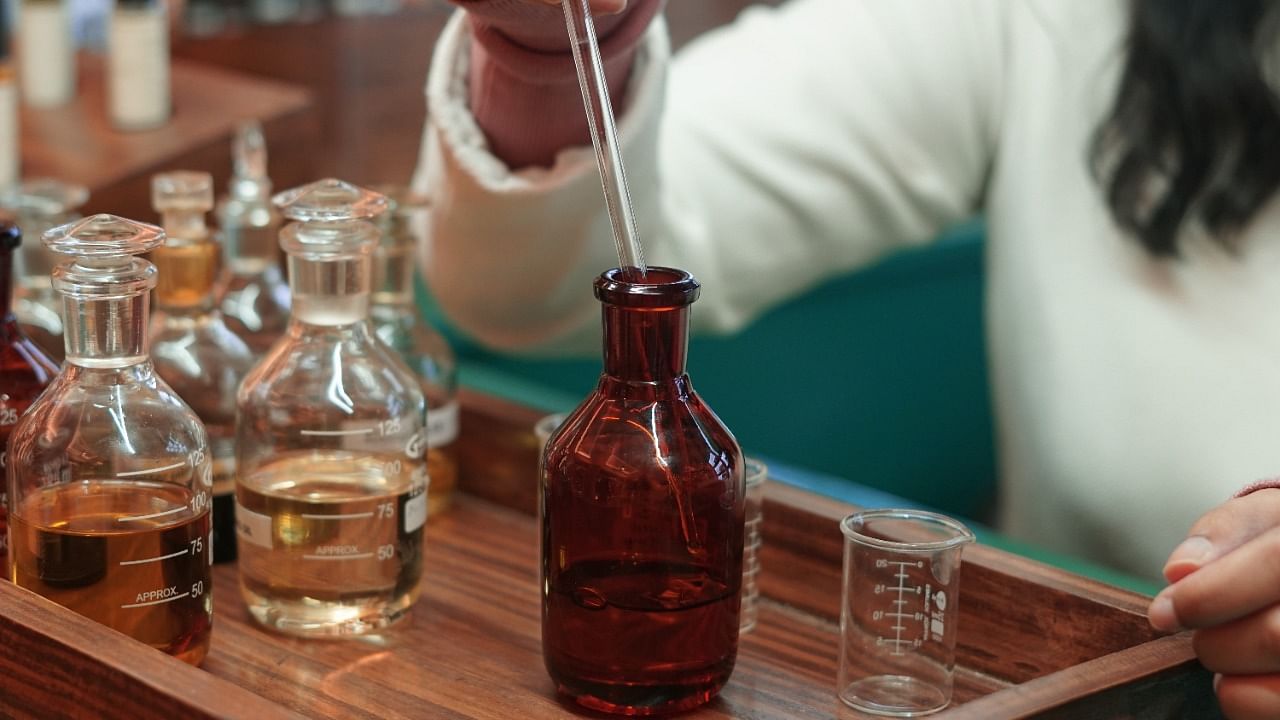 Some elements used in Indian fragrances are saffron, tuberose, attr, sandalwood and olibanum (frankincense). Credit: Savour and Aura
