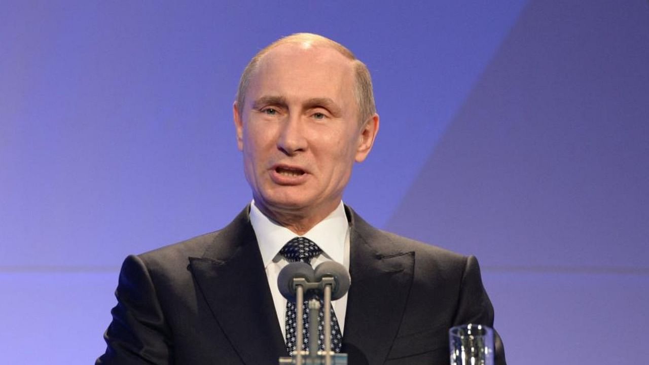 Russian President Vladimir Putin file photo. Credit: AFP Photo