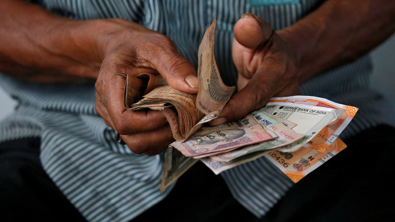 The partially convertible rupee was trading at 76.16/17 per dollar by 0820 GMT, after touching 76.1750 - its lowest since Dec. 17. Credit: Reuters Photo