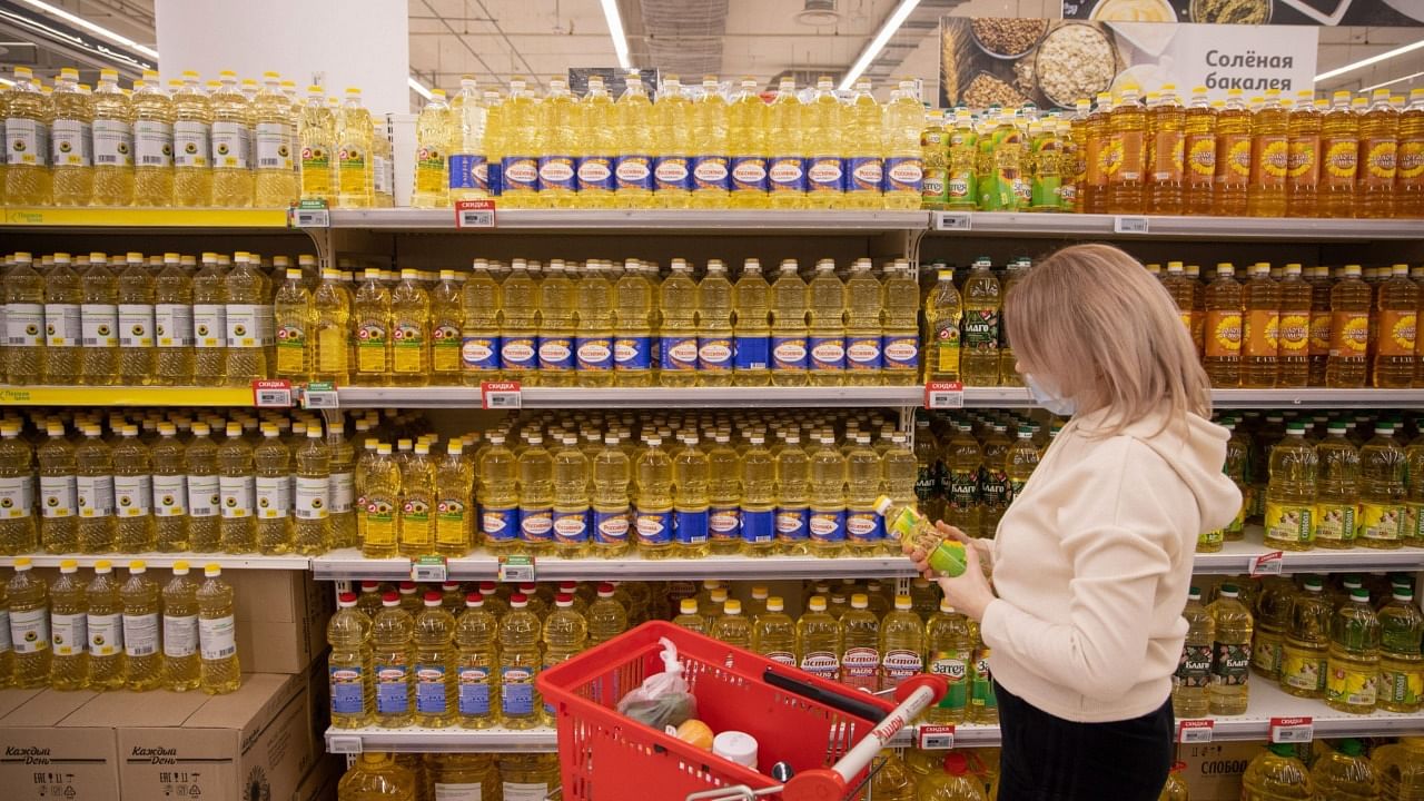 Ukraine and Russia ship more than 75 per cent of global exports of sunflower oil, one of the world’s four leading edible oils. Credit: Bloomberg Photo