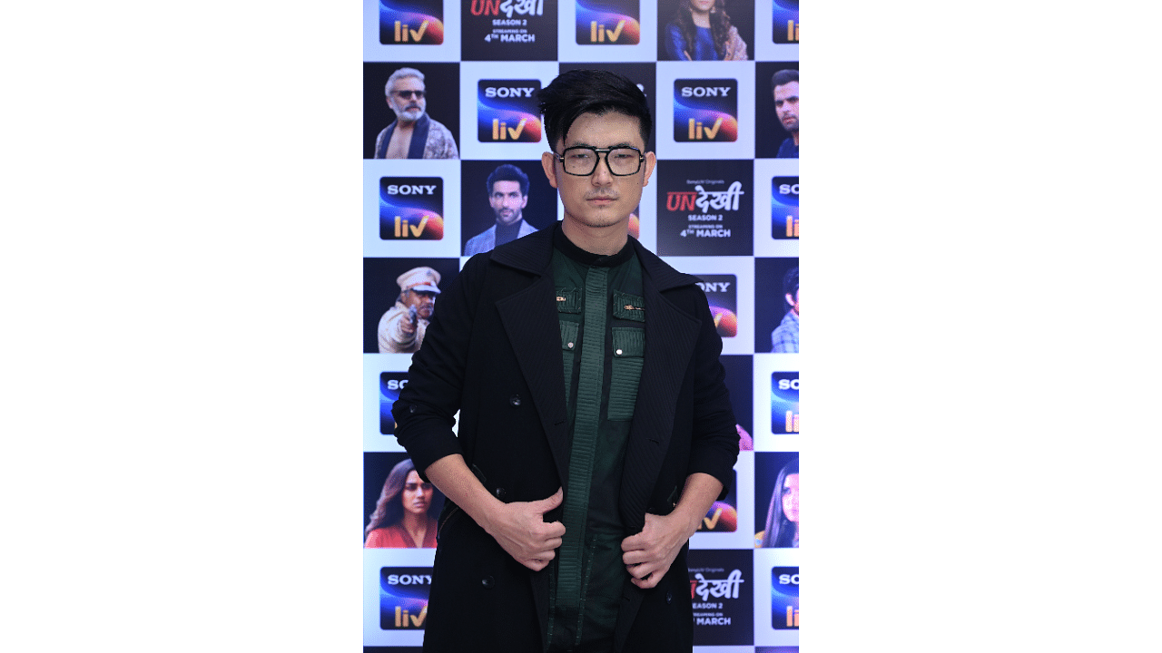 Actor Meiyang Chang during 'Undekhi 2' promotions. Credit: SonyLiv