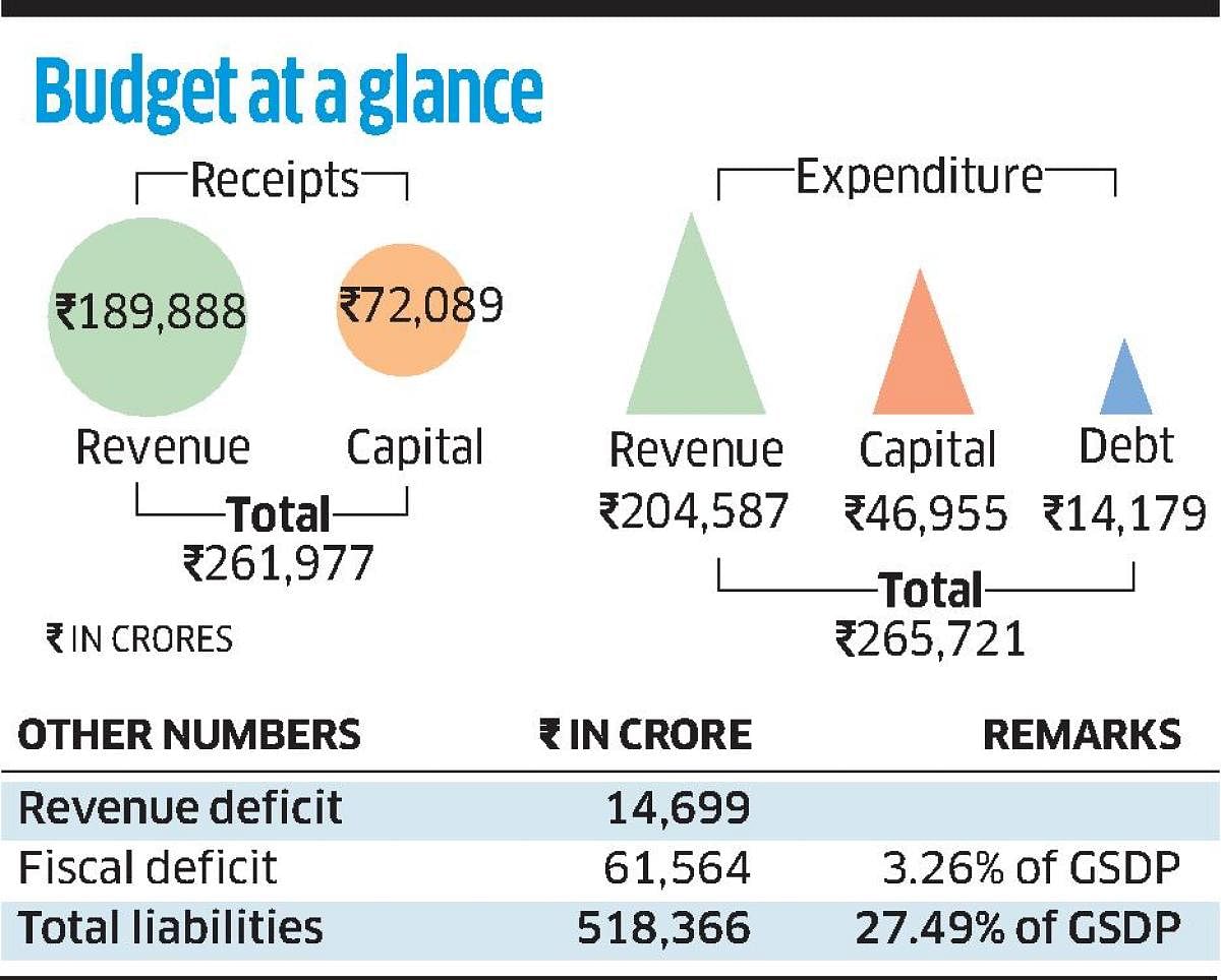 Budget at a glance. Credit: DH creative