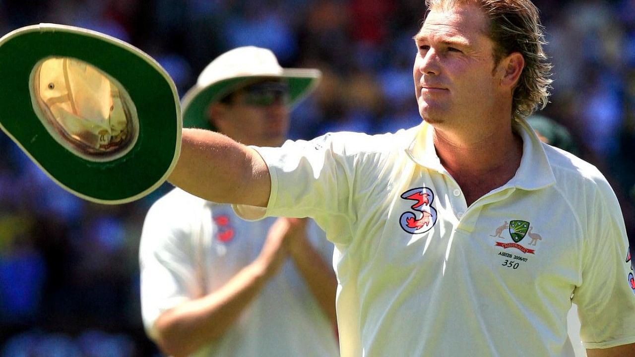 Australian spin bowler Shane Warne. Credit: AFP File Photo