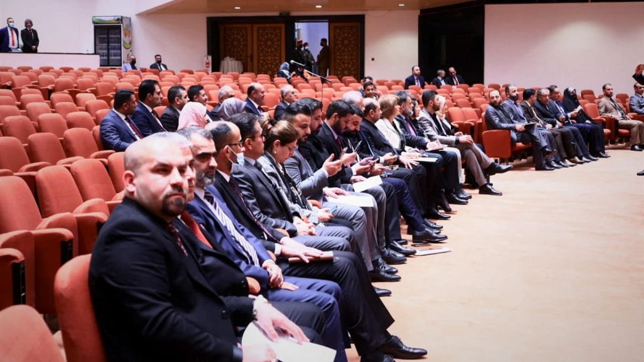 Iraqi lawmakers attend the session of the Iraqi parliament in Baghdad. Credit: Reuters file photo