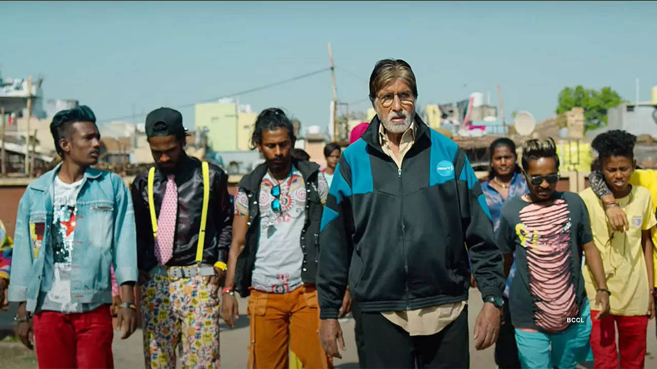 Amitabh Bachchan in 'Jhund'. 