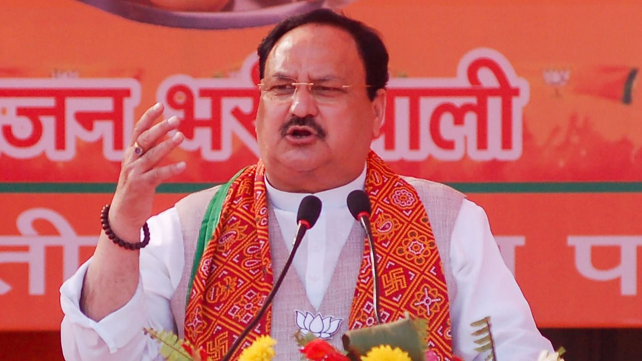 BJP national president J P Nadda. Credit: PTI Photo