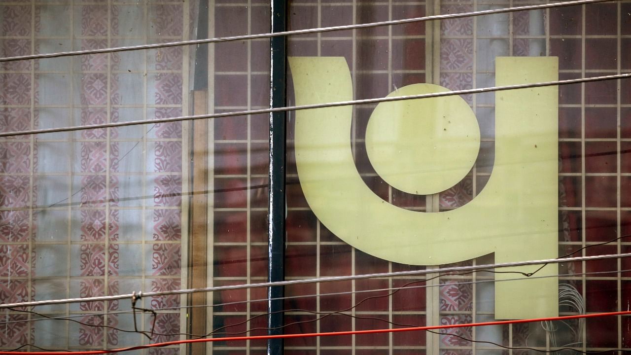 The logo of Punjab National Bank (PNB). Credit: Reuters File Photo