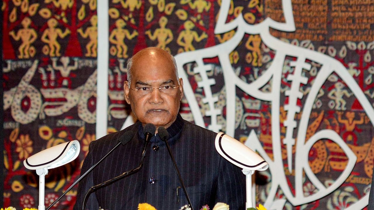 The term of President Ram Nath Kovind ends on July 24. Credit: PTI file photo
