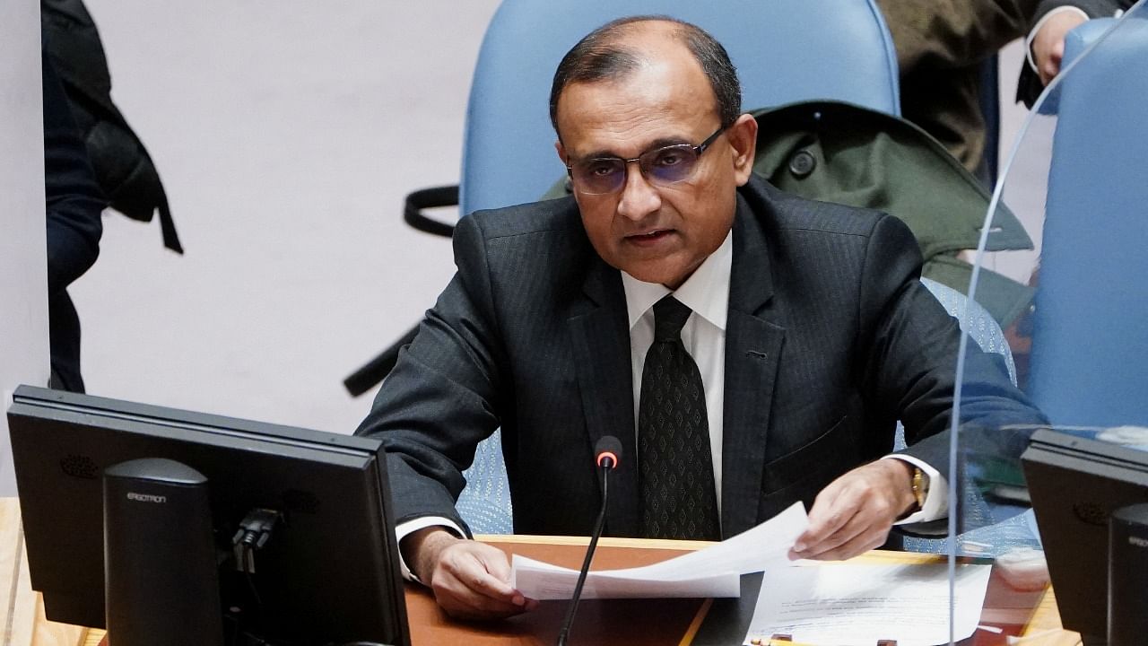T S Tirumurti, India's Ambassador to the UN. Credit: Reuters File Photo