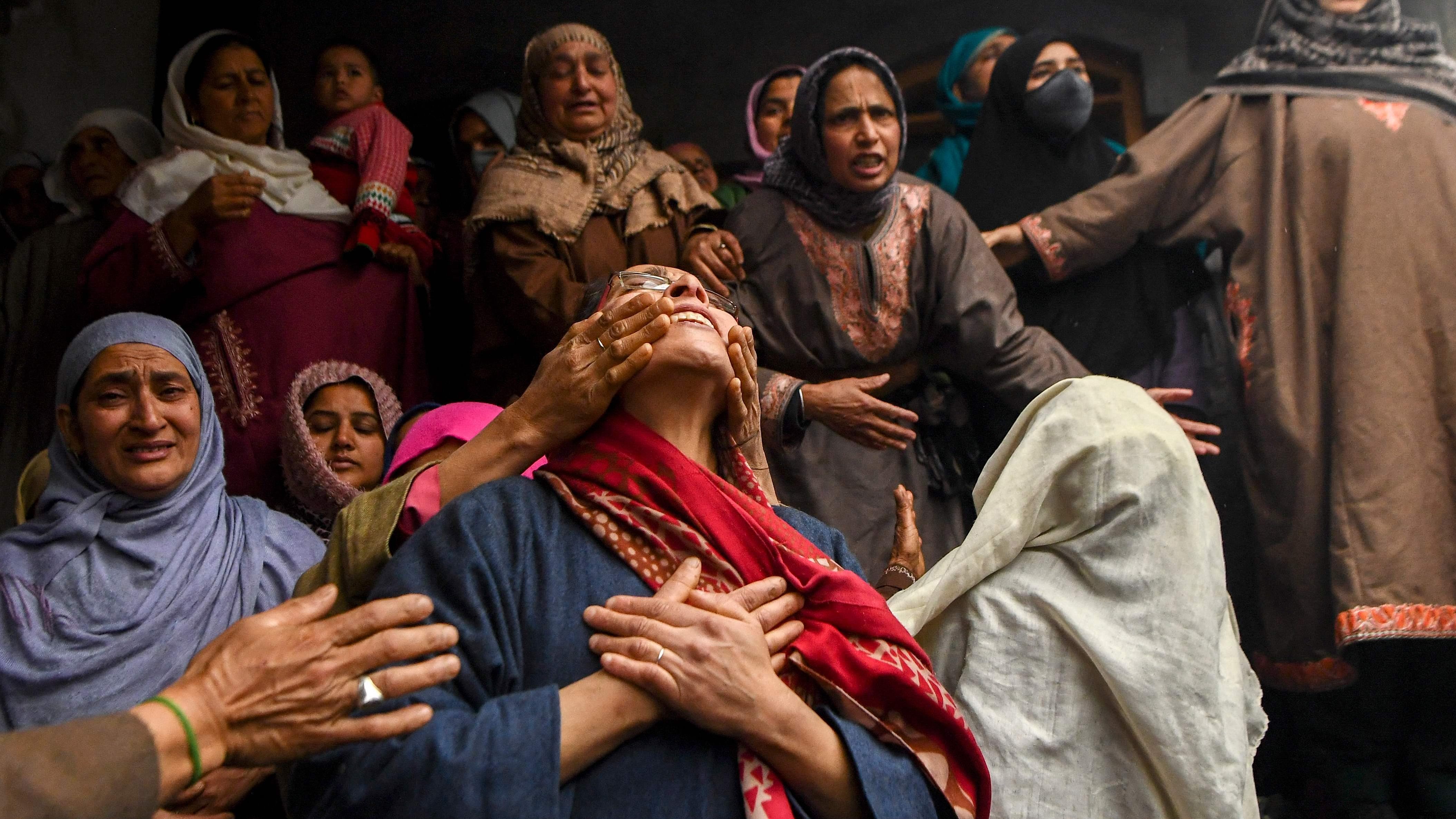 “Besides two civilian deaths, half-a-dozen children were among the injured. Why isn’t there any statement from Amnesty International and other rights groups on this incident? Why isn’t any human rights-themed story with a Srinagar dateline?” asked a protester. Credit: AFP Photo