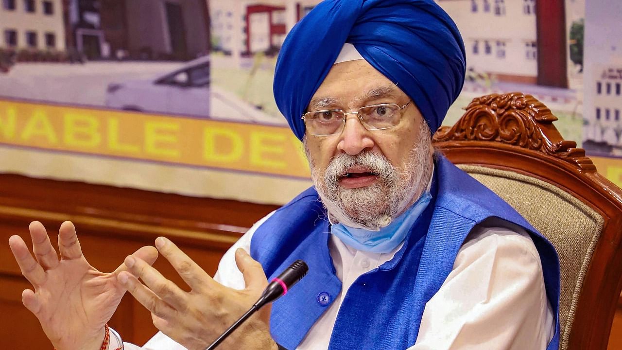 Hardeep Singh Puri. Credit: PTI Photo