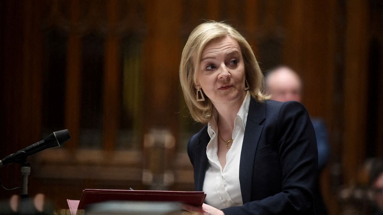 British Secretary of State for Foreign Affairs Liz Truss. Credit: Reuters Photo