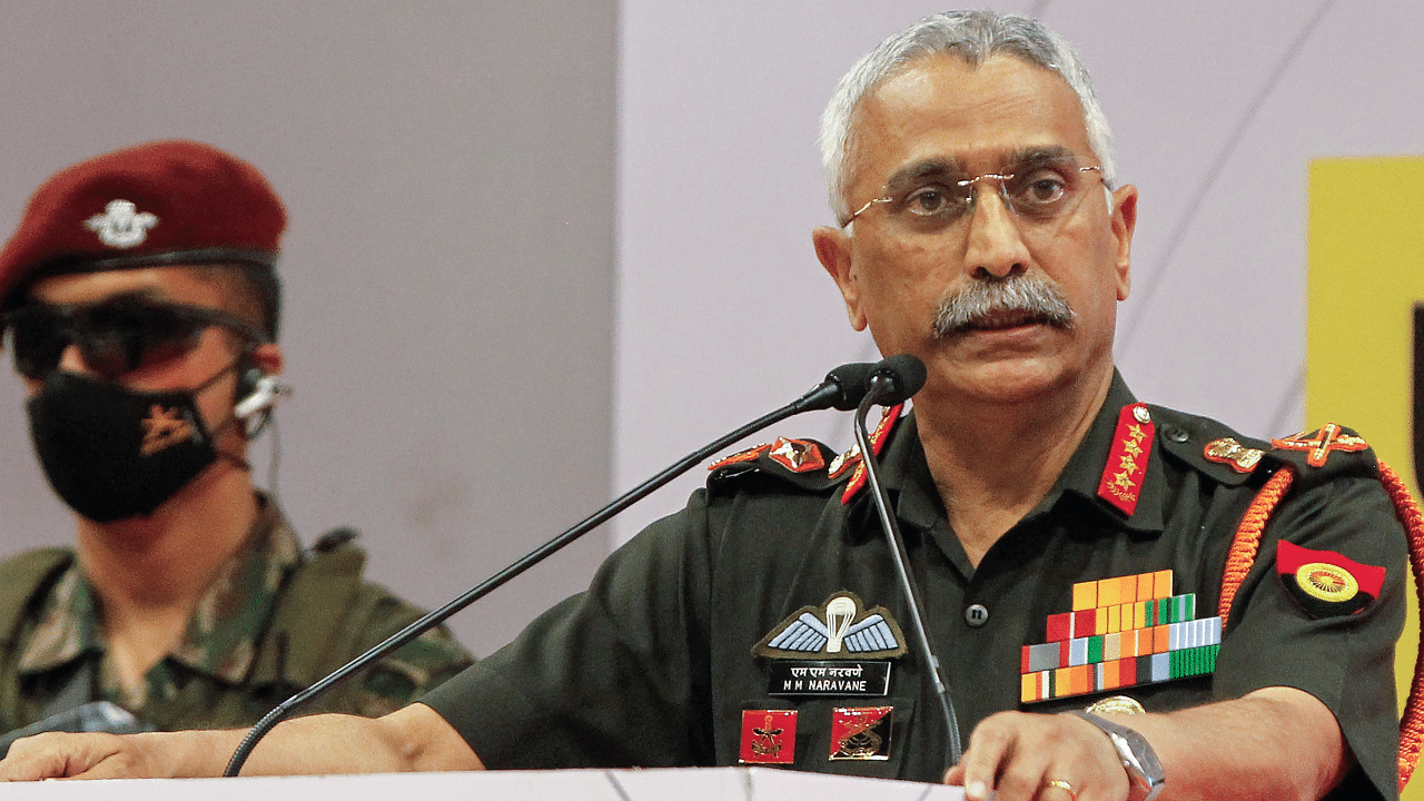 Chief of Army staff Manoj Mukund Naravane. Credit: PTI Photo