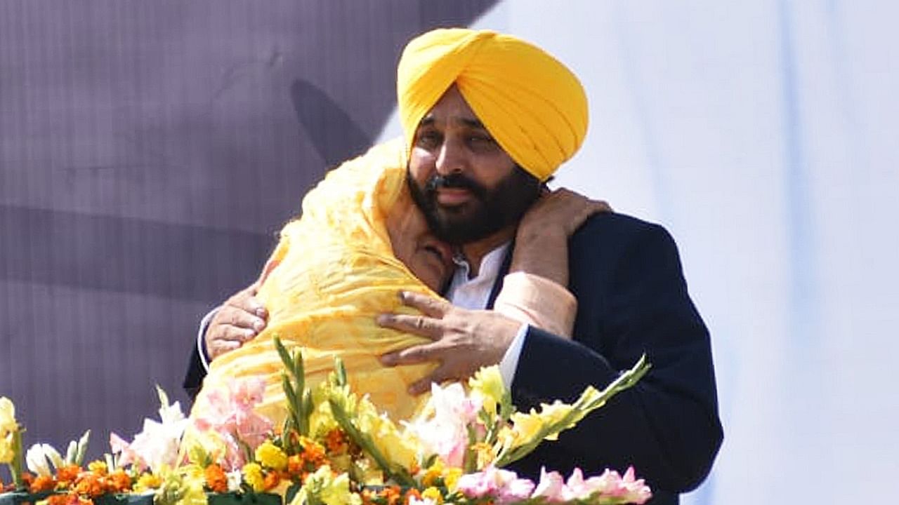 AAP Punjab CM face and Dhuri MLA Bhagwant Singh Mann. Credit: IANS Photo