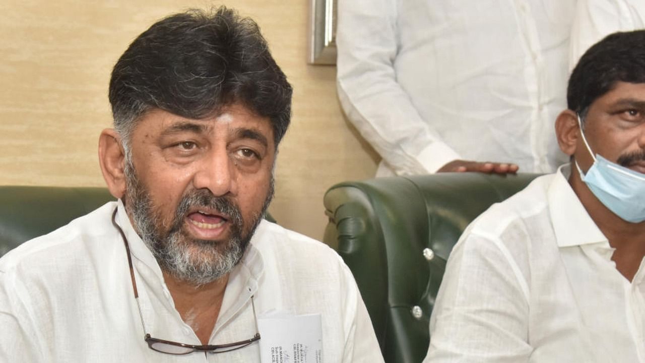 D K Shivakumar. Credit: DH file photo