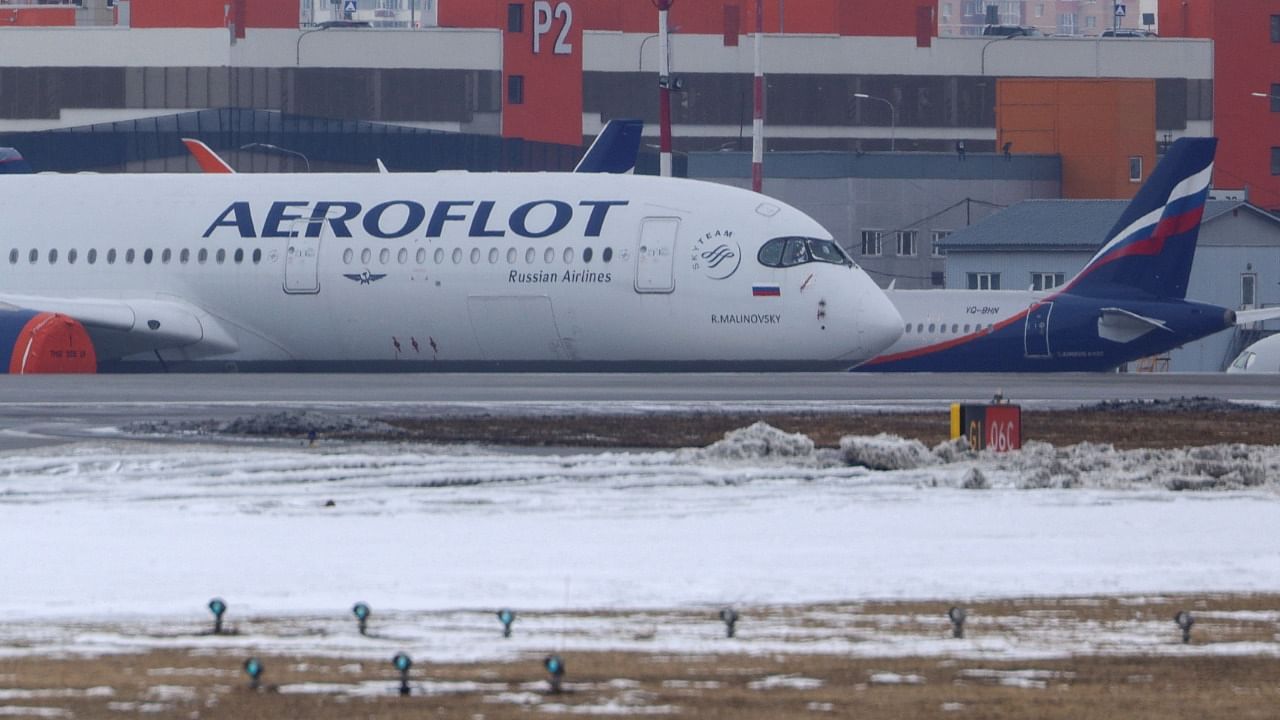 Of the 523 aircraft leased to Russian carriers by companies outside the country, 89 are on lease to Aeroflot. Credit: Reuters Photo