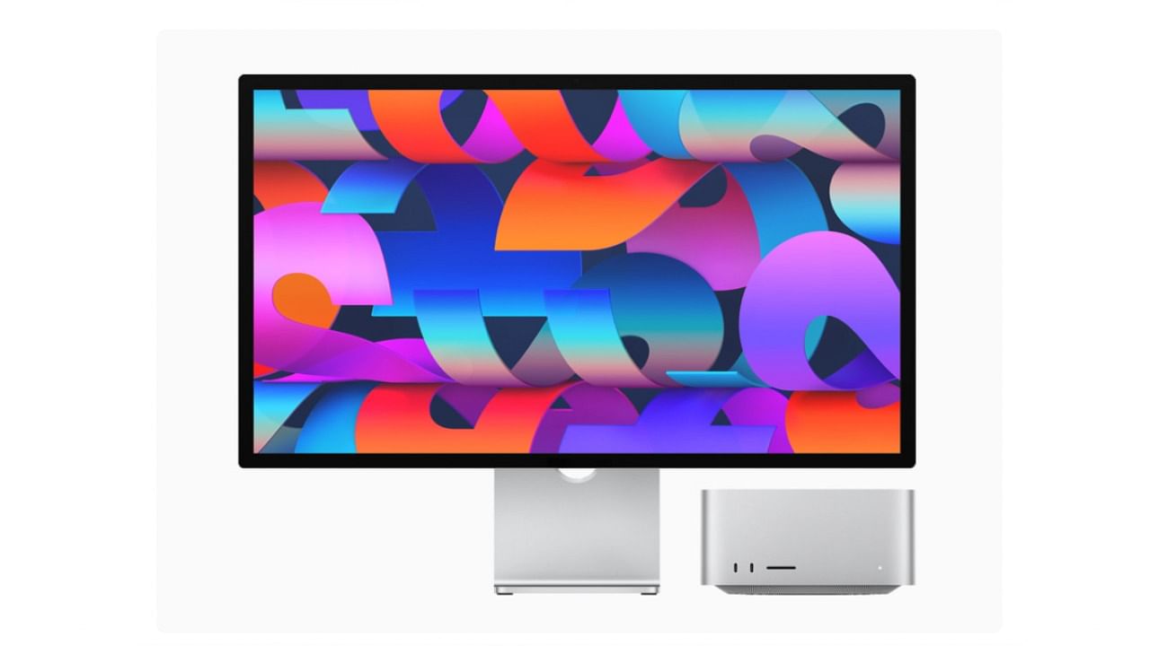 The new Mac Studio and Studio Display panel. Picture Credit: Apple