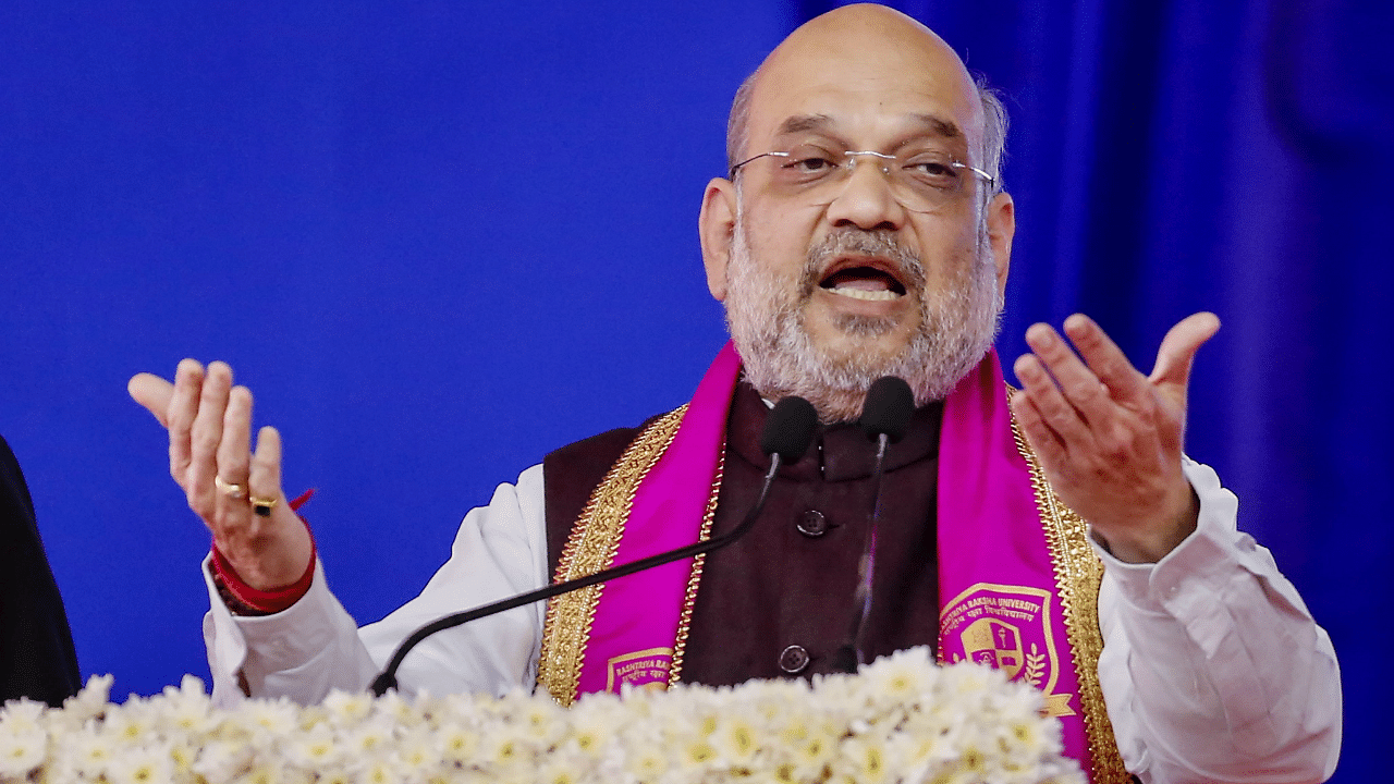 Union Home Minister Amit Shah. Credit: PTI Photo