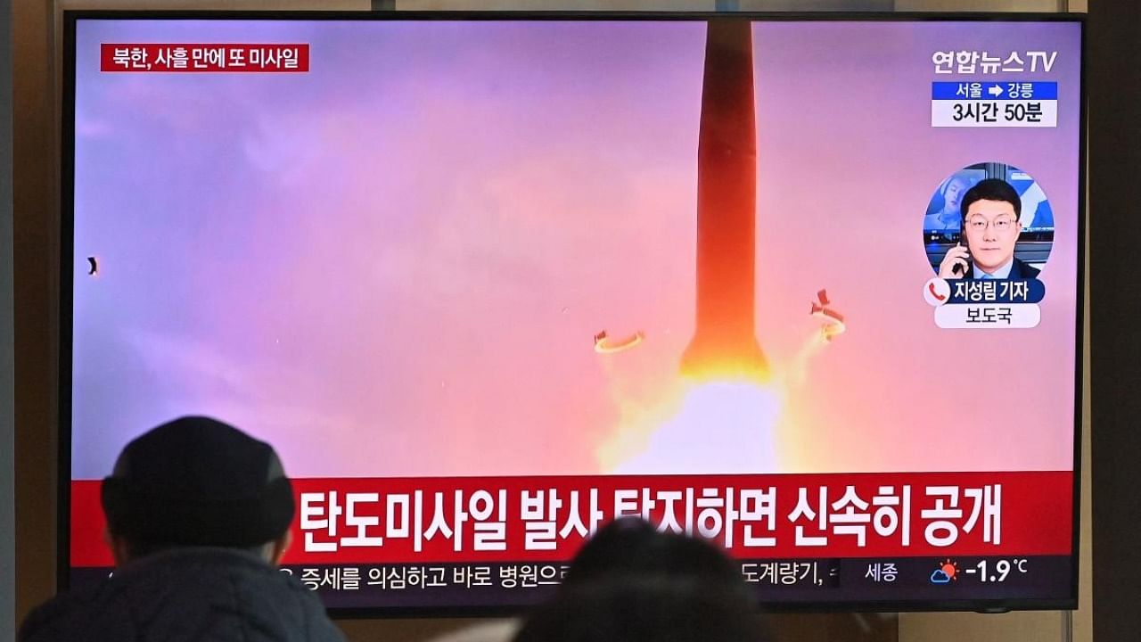 North Korea has carried out numerous missile launches since the beginning of the year. Credit: AFP file photo