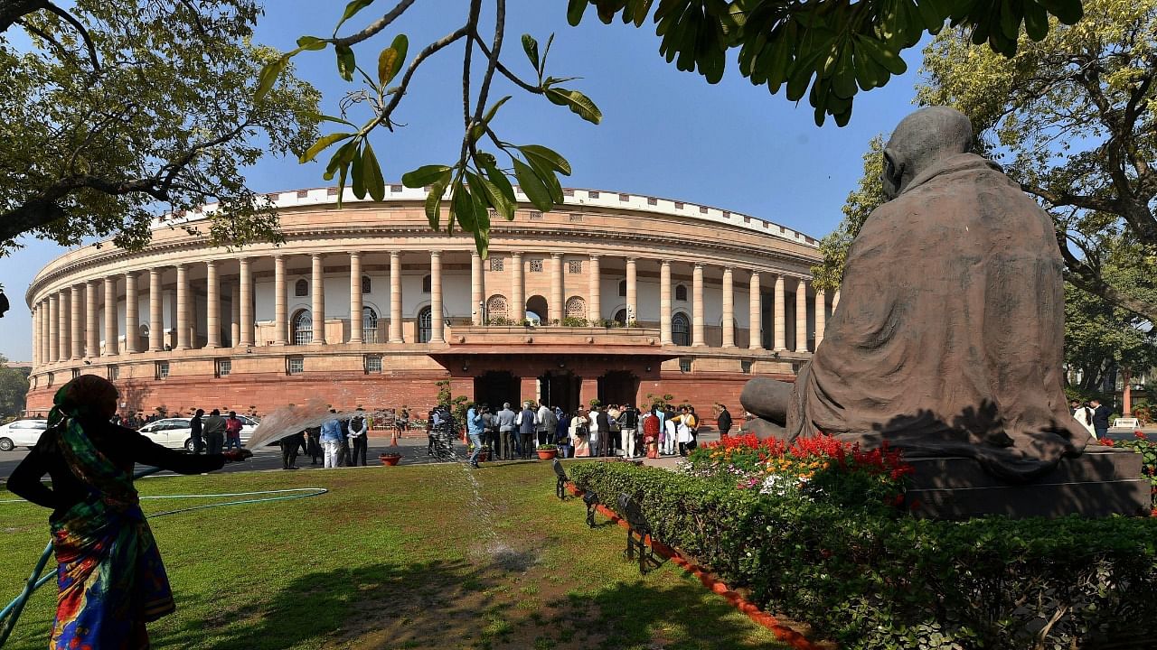 The Budget Session is scheduled to end on April 8 after passing the Budget and other financial business among others. Credit: PTI Photo