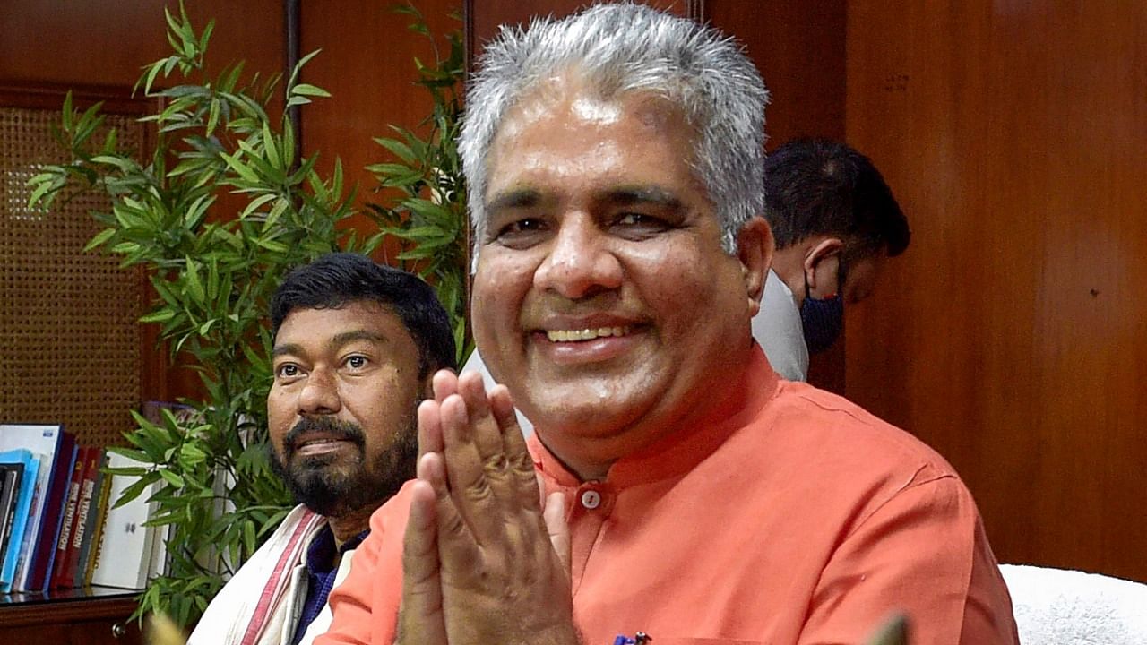 Union Minister for Labour Bhupendra Yadav. Credit: PTI File Photo