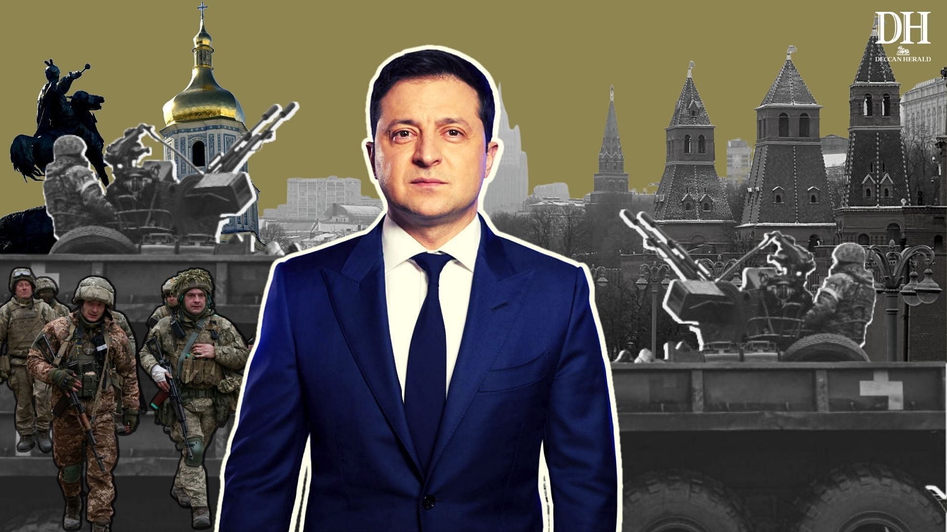 Ukrainian President Volodymyr Zelenskyy. Credit: DH Creative