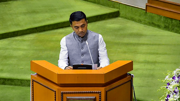 BJP leader Pramod Sawant. Credit: PTI Photo