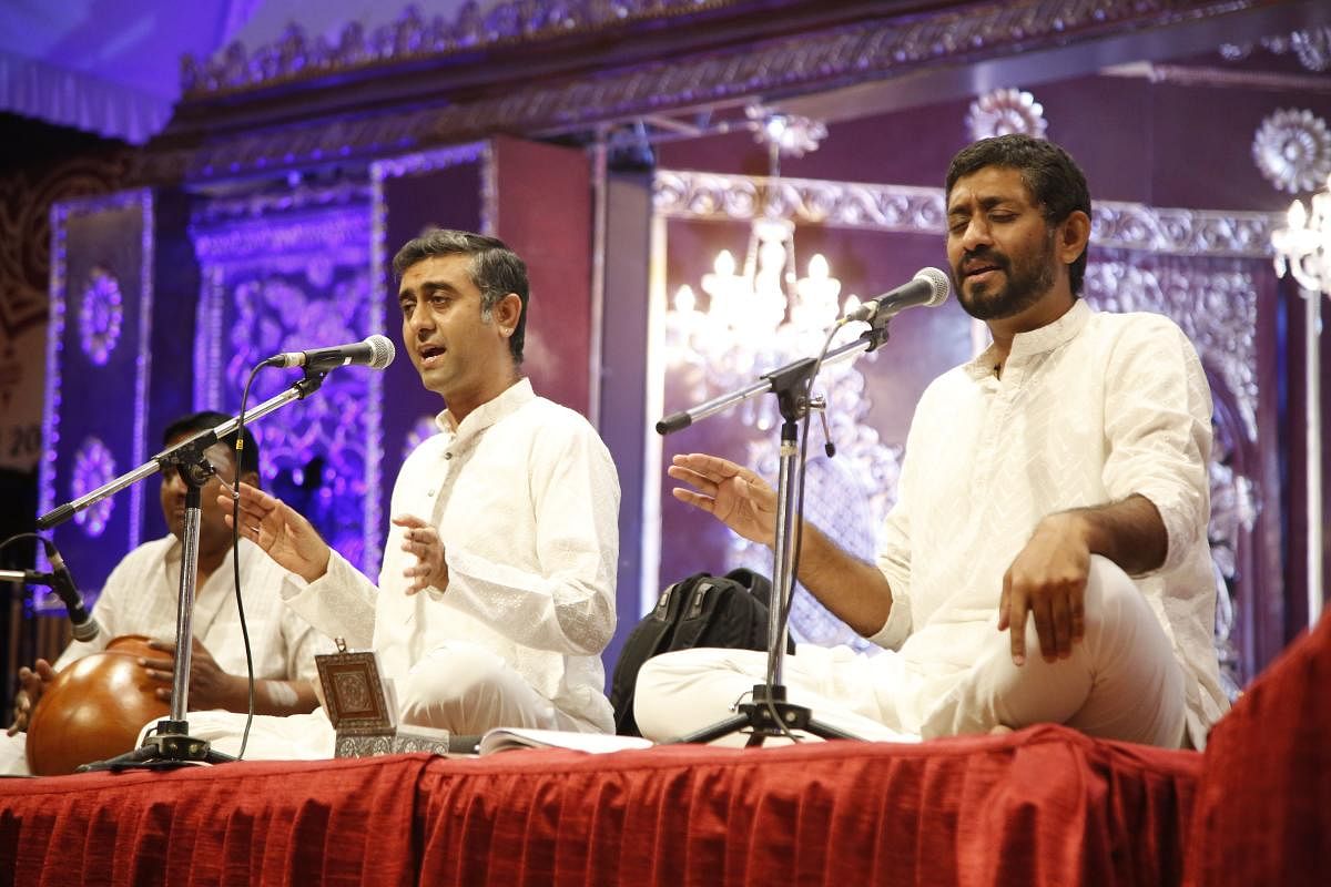 Trichur Brothers had performed in the 83rd edition of Sree Ramanavami Global Music Festival last year.