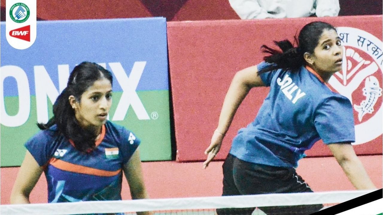 <div class="paragraphs"><p>Indian women's doubles pair of Treesa Jolly and Gayatri Gopichand. </p></div>