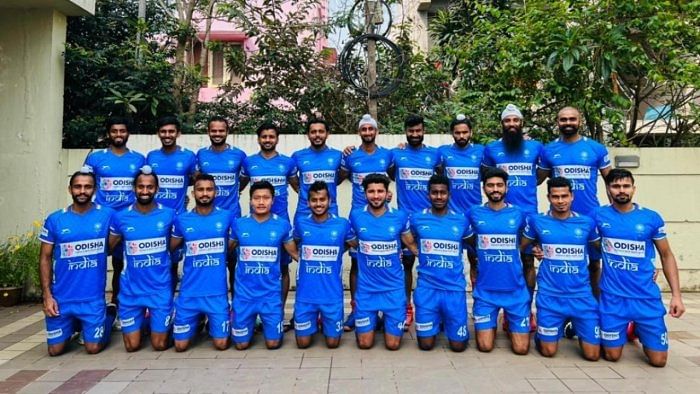 The Indian FIH Pro League squad. Credit: IANS Photo
