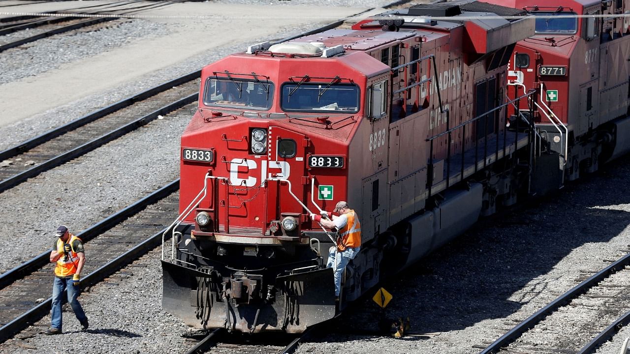 Canada, the largest country by area after Russia, depends heavily on rail to move commodities and manufactured goods to port. Credit: Reuters File Photo