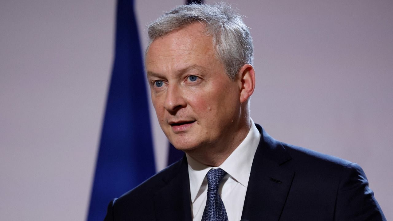 France's finance minister Bruno Le Maire. Credit: AFP Photo