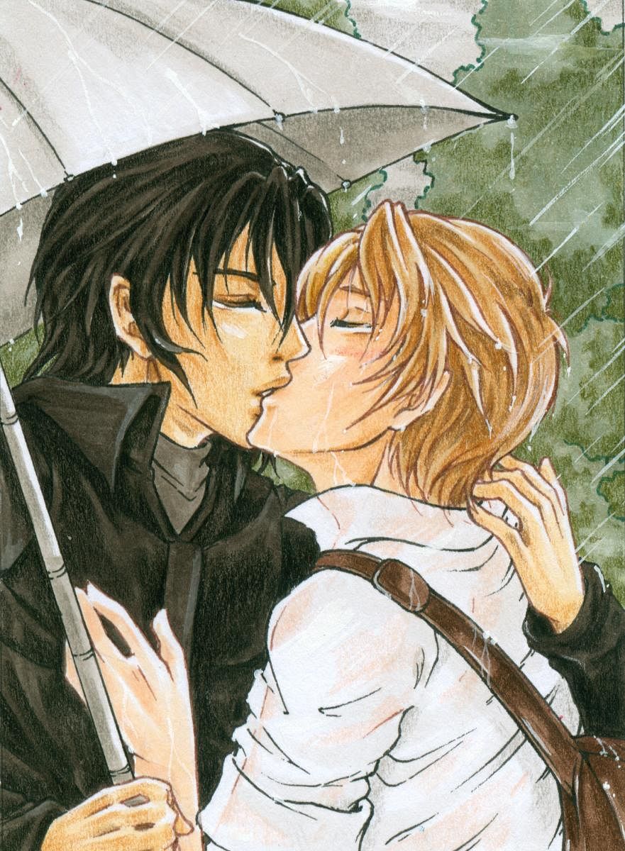 An example of Yaoi-inspired artwork.  The svelte, semi-androgynous physical  features of the characters are typical of  bishounen (literally “beautiful boys”) common in Yaoi media.  PHOTOs COURTESY WIKIPEDIA